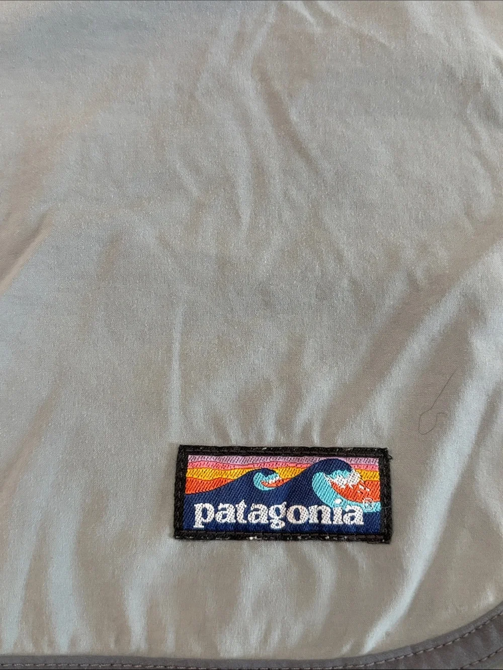 Patagonia Light Gray Board Shorts Swim Trunks Size 36